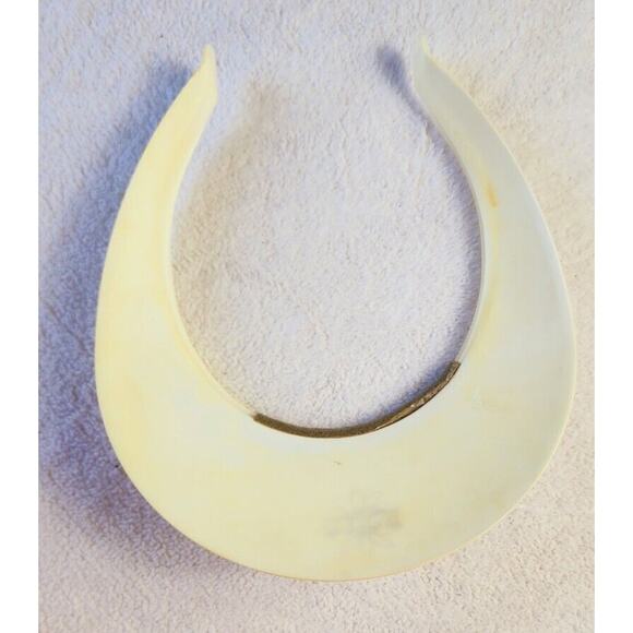 VTG 80s WAIKOLOA HAWAII Big Island ONE SIZE GOLF SUN VISOR Hat Hard Plastic Logo - Picture 4 of 7